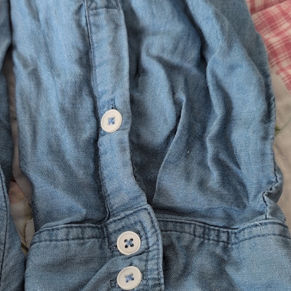 Torrid Light Blue Chambray Shirt Dress - Picture 4 of 4